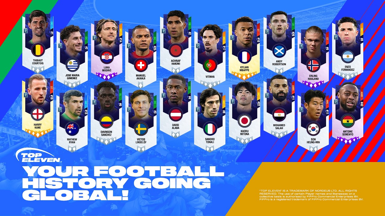 Top Eleven 2026: ¡tu fútbol se vuelve global!