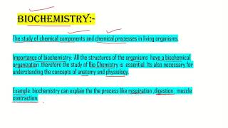 biochemistry and its importance || recommended for you..