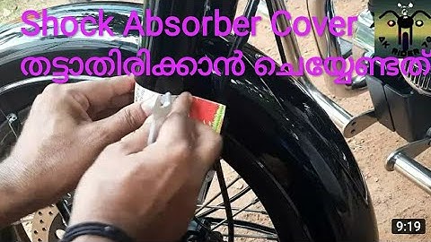 Royal Enfield Front Shocker Sound /Bullet Shocker Problem Solve //AK Rider 70 Malayalam