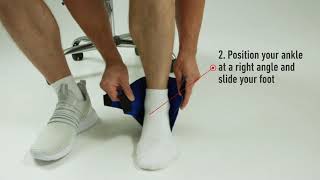 Zamst At-1 Achiless Brace Application Tutorial