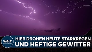 WETTER, 13. Mai, 2022: Sonnig und warm! Aber in diesen Gebieten drohen Starkregen und Gewitter! screenshot 2