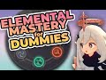 SIMPLIFIED Elemental Mastery and Reactions - Beginner Guide Genshin Impact