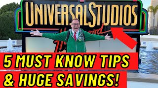 Top 5 Tips YOU MUST KNOW For Universal Studios Hollywood