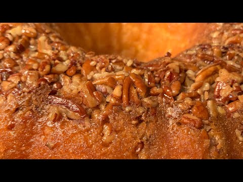 rum-cake-with-toasted-pecans-soaked-in-rum-sauce