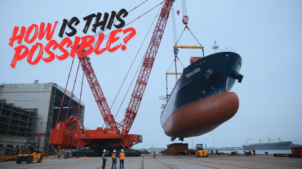 How Big is it? Scaling the 209-Meter Manitowoc 31000#Manitowoc31000 #engineeringmarvel #heavylift