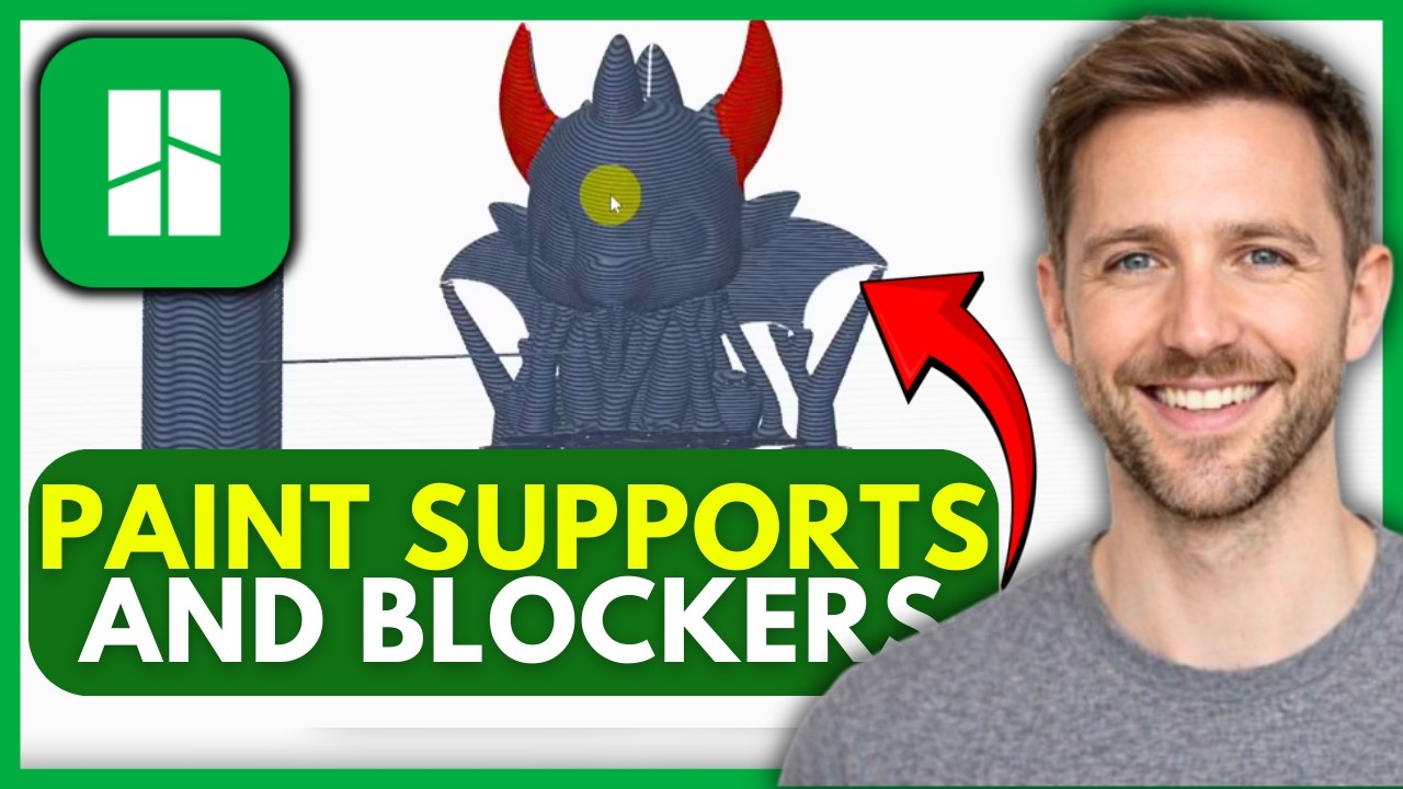 How To PAINT Supports And Support Blockers In Bambu Studio (EASY) 2026 ...