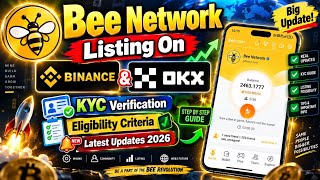 🐝 Bee Network Binance & OKX Listing Update 2026 | Bee KYC Eligibility & Latest News screenshot 4