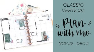 Plan with Me // Classic Catch-all Happy Planner // November 29 - December 5