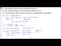 Calculus 12: Lesson 5.6 Motion Along a Line in 1 D