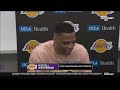 Russell Westbrook Postgame Interview | Los Angeles Lakers lose to Phoenix Suns 121-110
