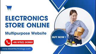 Electronics Multipurpose Website Online Gadgets, Appliances Platform