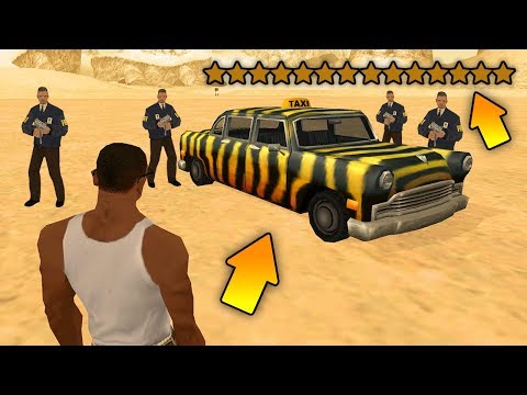 Видео: Никогда не угоняй такси в полоску в GTA: San Andreas !!!