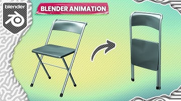 Folding Chair Animation in Blender 3D
