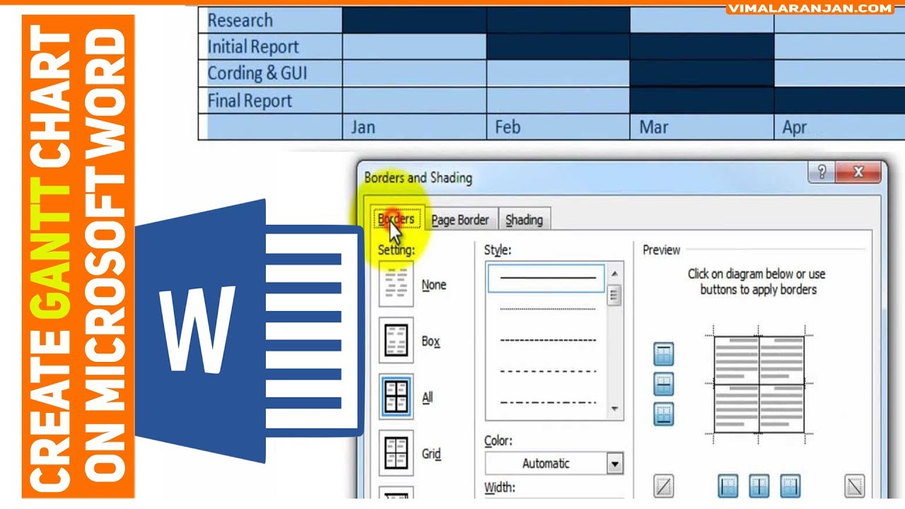 Make A Chart In Microsoft Word