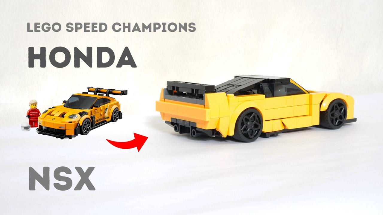 Honda NSX | Lego 77239 Alternate Build - YouTube