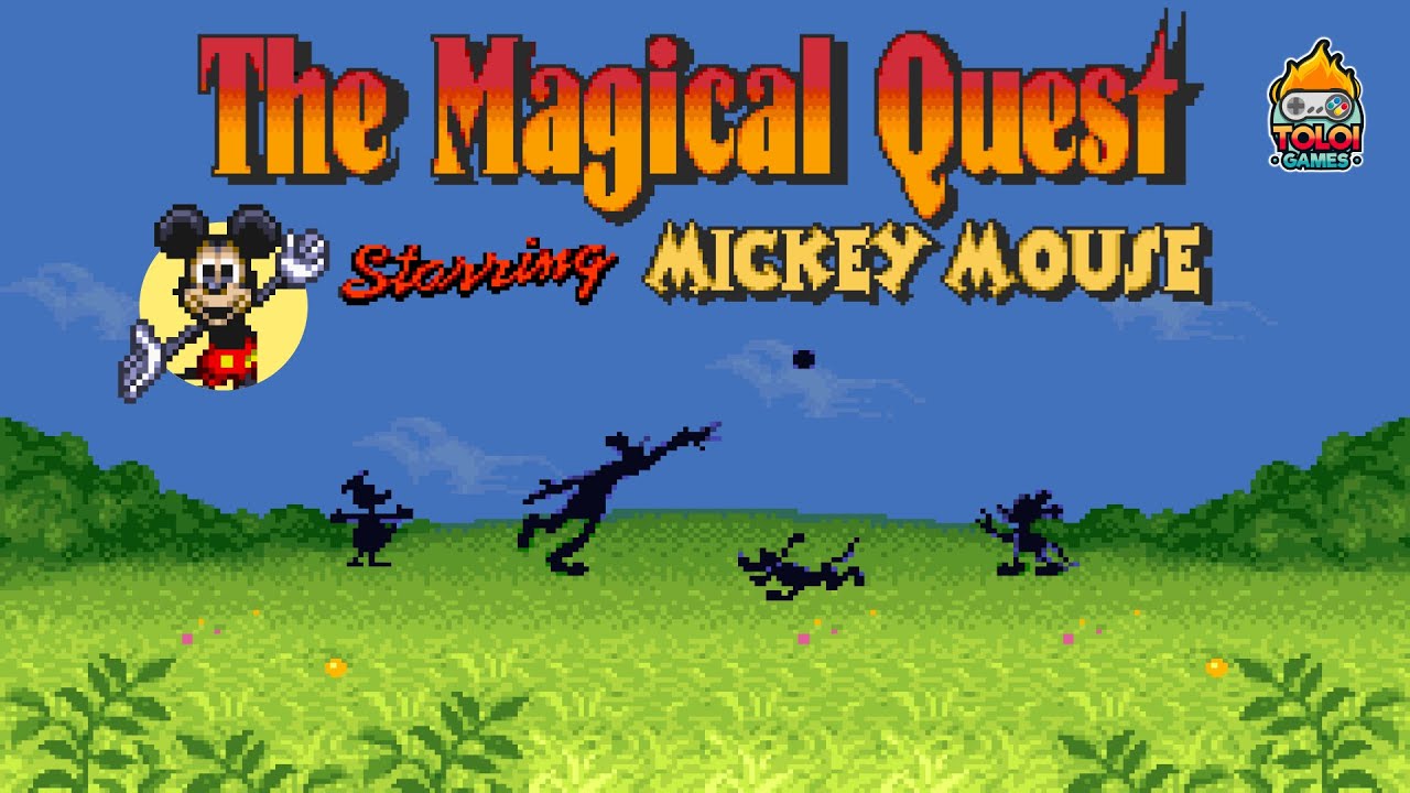 The Magical Quest: Starring Mickey Mouse [SNES] Gameplay até zerar!