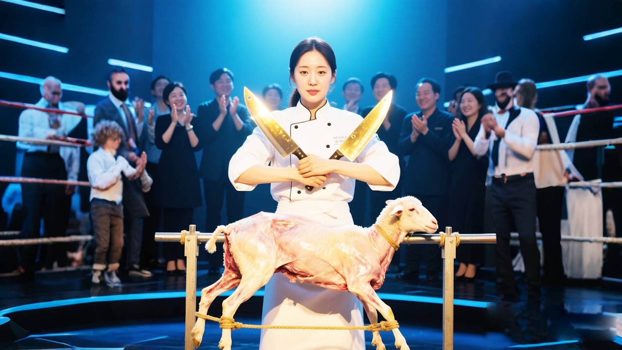 不起眼的中年女人竟是天下第一廚神！所有人笑她不自量力，下秒她一招“庖丁解羊”驚呆眾人，全場跪服！#都市 #movie #短劇 #逆襲 #情感