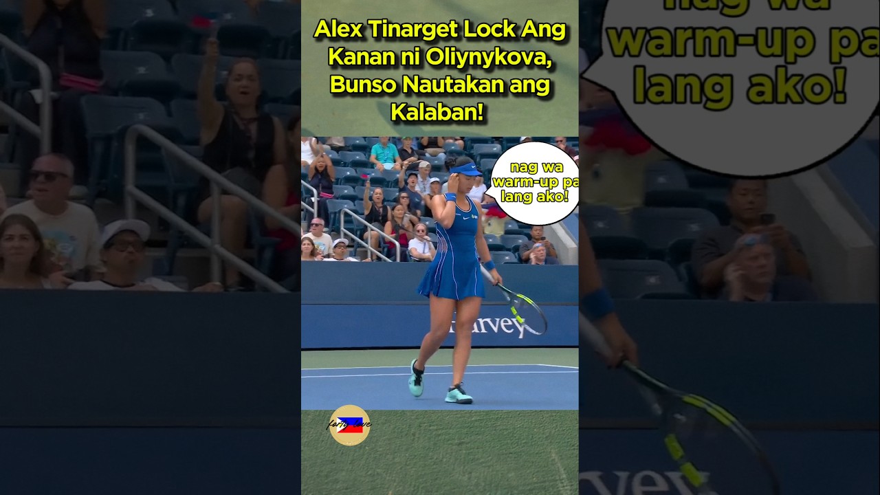 Alex Tinarget Lock ang Kanan ni Oliynykova, Bunso Nautakan ang Kalaban! 😱🎾