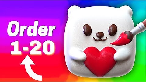 Squishy Magic: 3D Art Coloring & DIY Toys Maker Game Gameplay Level 1-20 iOS, Android Order Hack
