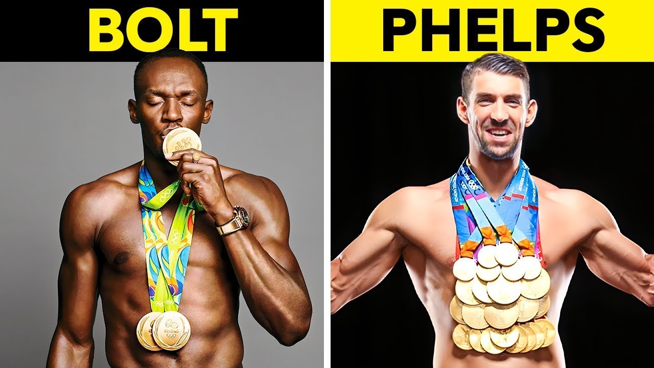 Athletes With The MOST Gold In Olympics History.. - YouTube