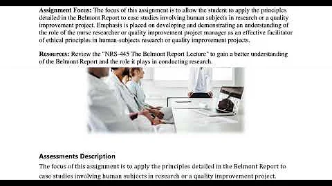 (Answer) NRS-445 Topic 2: Benchmark – Ethical Conduct of Scholarly Activities
