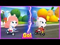 Talking Tom Gold Run Gameplay Bunny angela vs Persimmon 