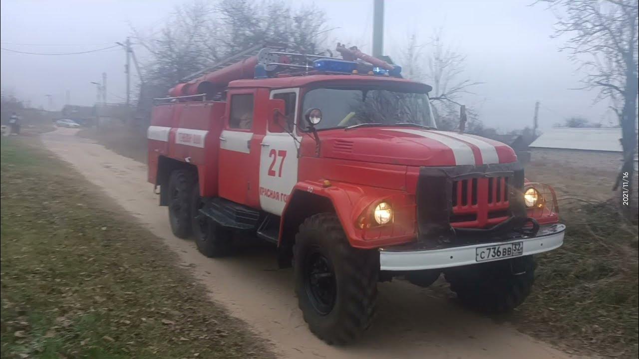 Сгоревшие ЗИЛ 131