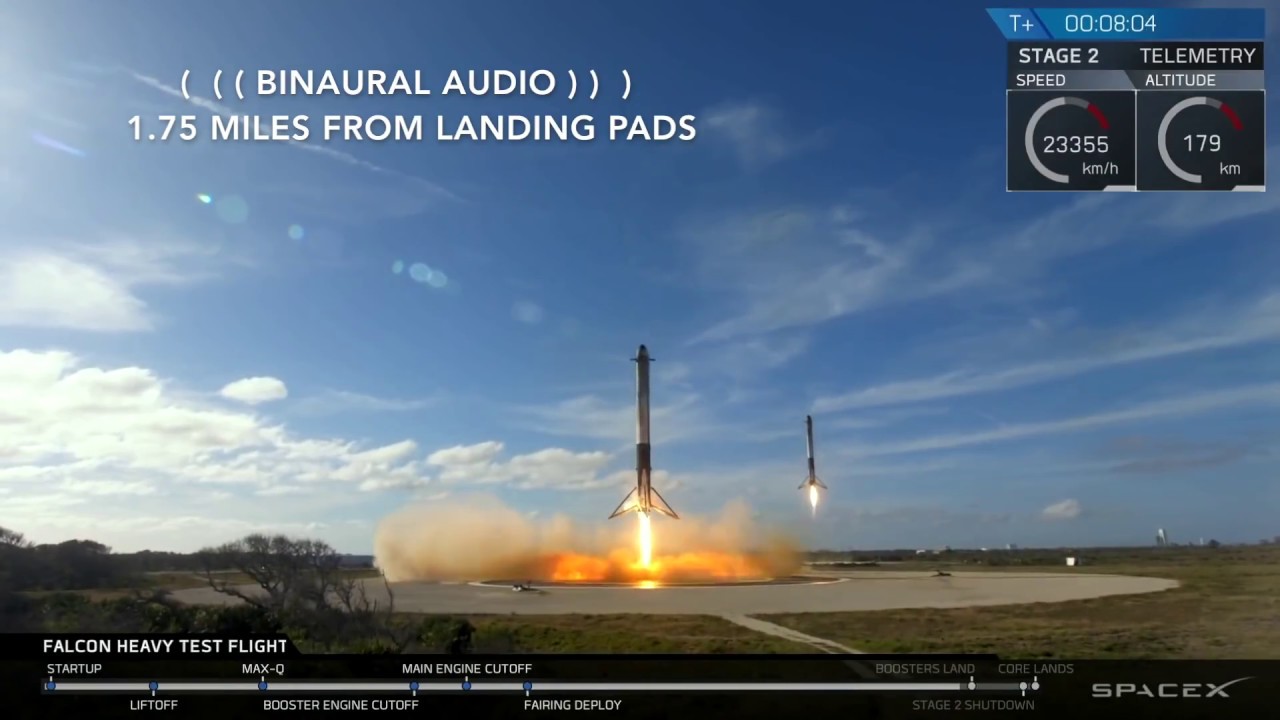 Like you're there - First launch ever recorded with 3D audio (the First ...