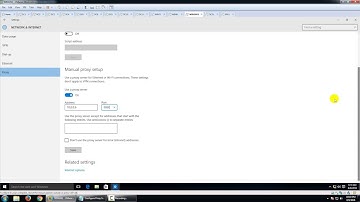 Configure Proxy Settings in Windows 10