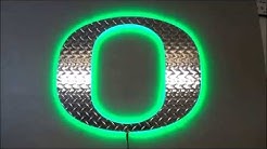 University of Oregon Diamond Plate O LED