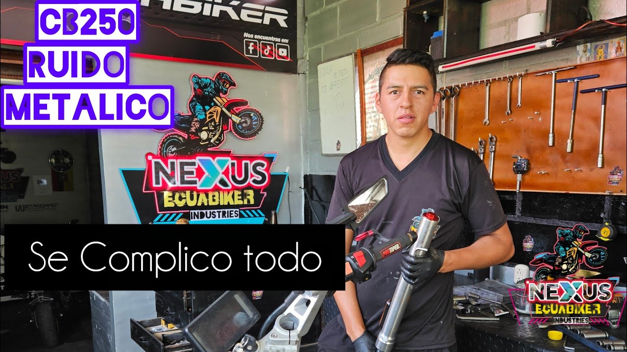 Se complico el DIAGNOSTICO Cb250 Precenta Ruido MOLESTO//Nexus ec