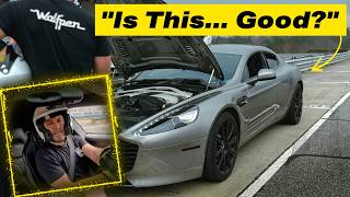 This Rapide Has 4 Doors AND Racing Pedigree | One Lap Review - YouTube