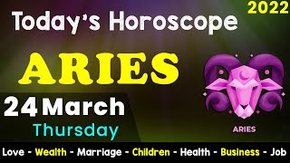 Aries Horoscope for Today Aj Ka Din Kaisa Rahe Ga Aaj Ka Din Daily Horoscope 24 March 2022