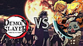 Zenitsu & Inosuke vs Demon Slayer - #demonslayer #anime