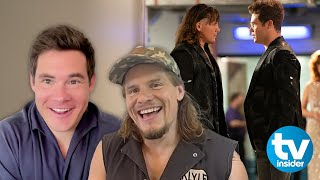 The Righteous Gemstones Spoiler Alert Adam Devine & Tony Cavalero React To That Kiss Tv Insider
