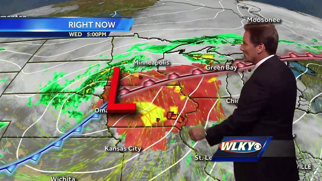 Partly cloudy evening forecast - YouTube