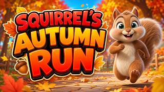 🍂 Squirrel's Autumn Run 🍁 Fitness Run | Brain Break | Exercise | GoNoodle Inspired |