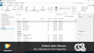 Microsoft Dynamics Nav 2016 Grundlagen Tutorial Globale Suche Und Menüverwaltung Video2Brain.com