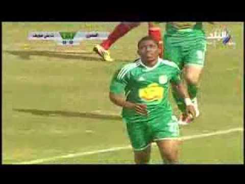 الهدف الاول لى المصرى على التلفونات للاعب ايمانويل اودوي