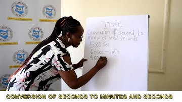 Conversion of seconds to minutes and seconds