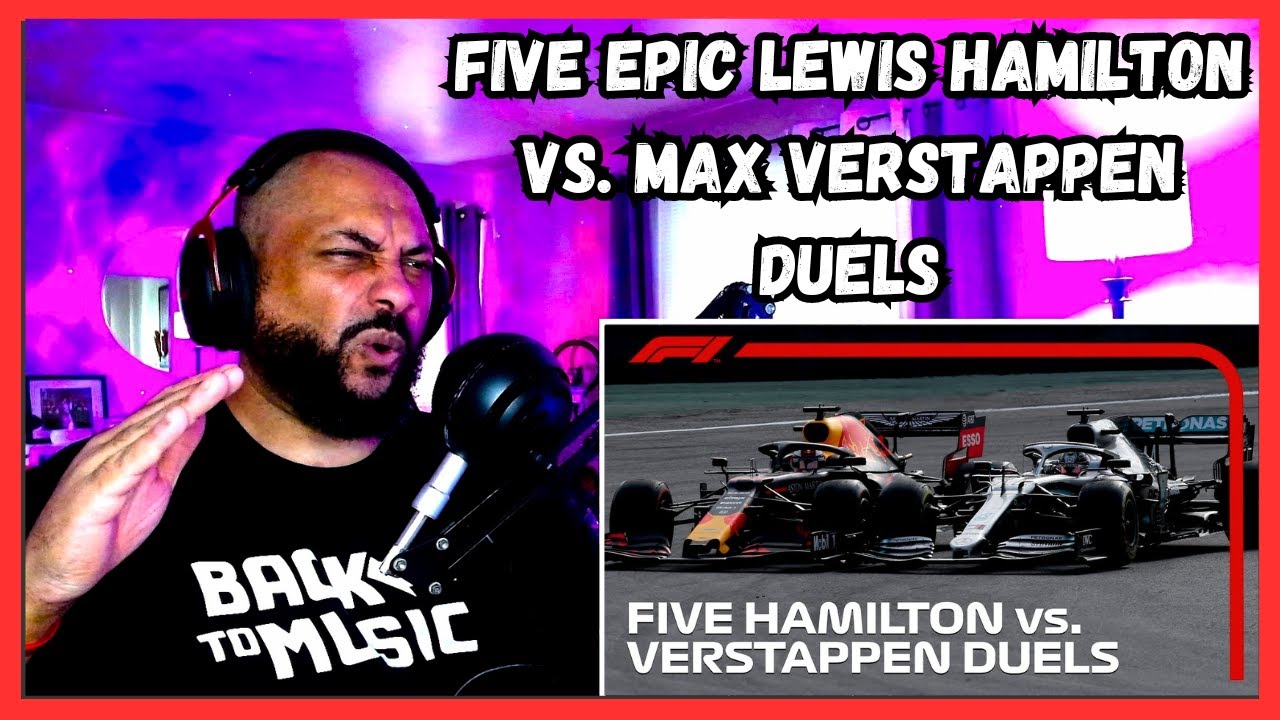 FIRST TIME REACTING TO | Five Epic Lewis Hamilton vs. Max Verstappen Duels