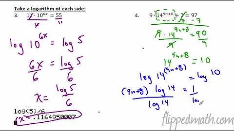 7.3 PreCalc Exponential and Logarithmic Problem Solving