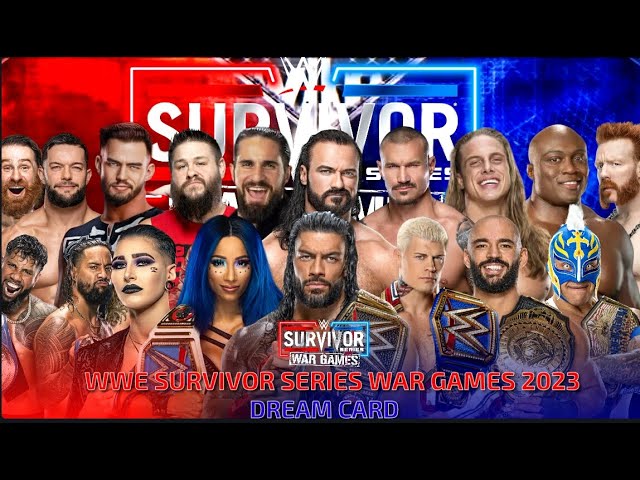 WWE SURVIVOR SERIES WARGAMES 2023 DREAM MATCH CARD PREDICTION 