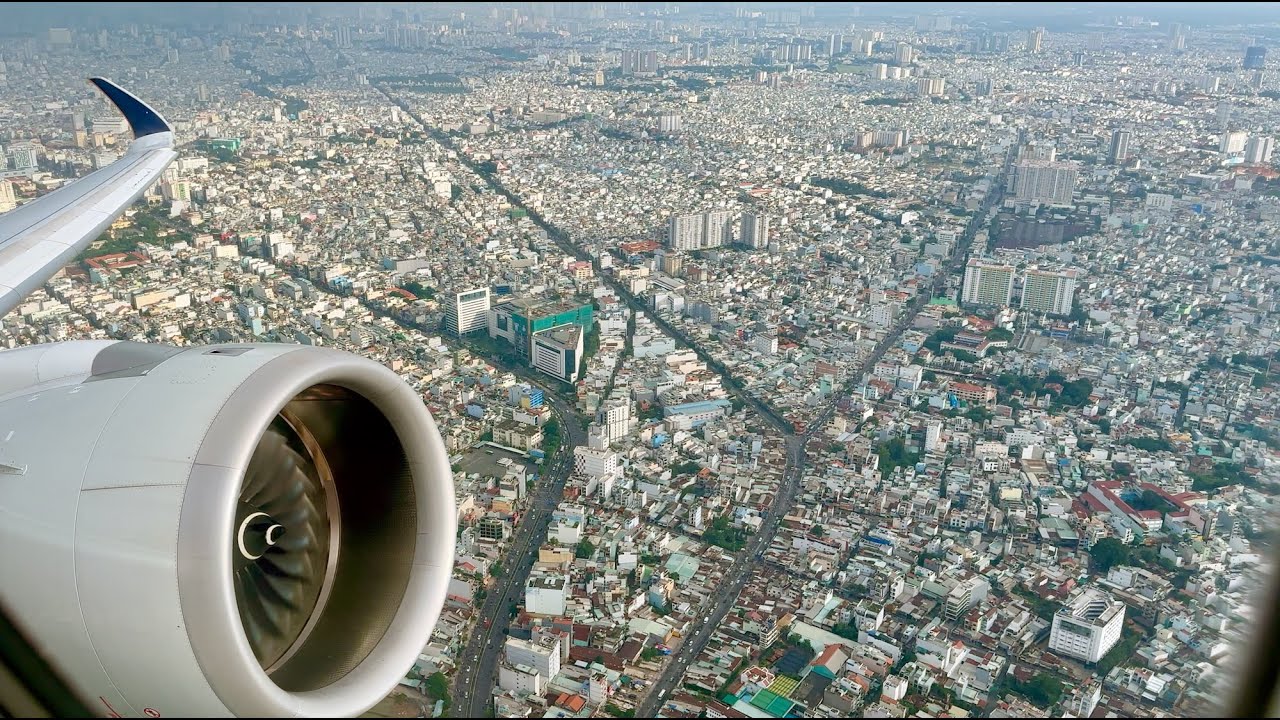 [4K] AMAZING Trent XWB Engine Roar | Saigon, Vietnam | Singapore A350-900