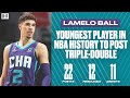 LaMelo Ball Posts First Triple-Double At Age 19