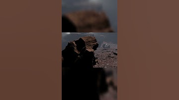 Mars scene made up in Blender.. #shorts