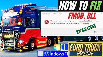 ✅FMOD.dll was Not found??? Fix the program can