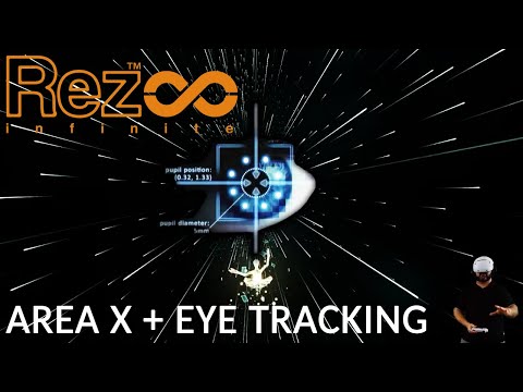 PSVR2 Eye Tracking | Rez Infinite Area X Full Playthrough & Impressions
