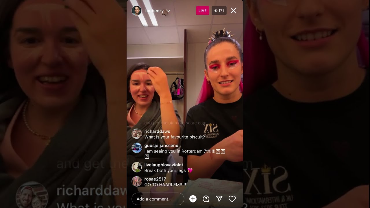 22.9.23 Lou Henry Instagram Live