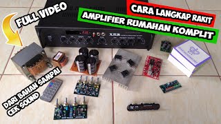 COMPLETE Guide from Start to Sound Test!! Building a feature-packed home power amplifier